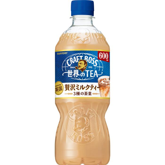 クラフトボス サントリー 世界のTEA 贅沢ミルクティー 600ml ペット