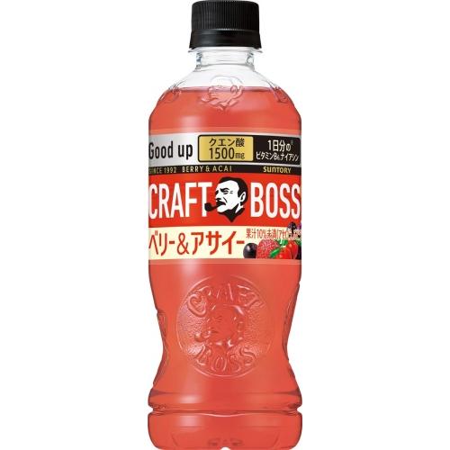 クラフトボス サントリー ベリー&アサイー 500ml ペットボトル 24本入