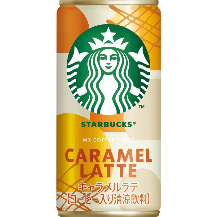 SUNTORY（サントリー） スターバックス キャラメルラテ 185g 缶 30本入