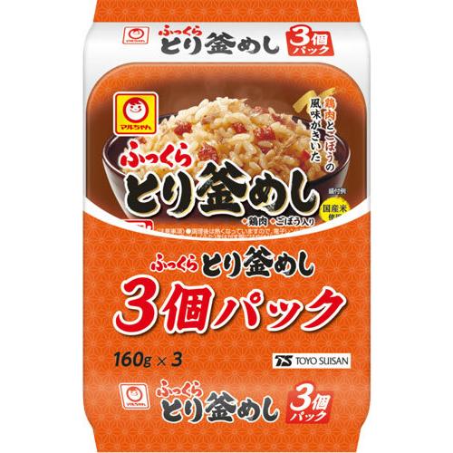 東洋水産 ふっくら とり釜めし 160g 3食セット×8袋入 国産米 ご飯