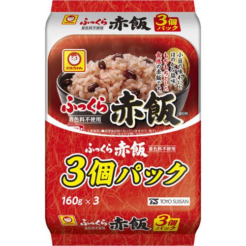 東洋水産 ふっくら赤飯 160g 3食セット×8袋入 レトルトごはん ご飯