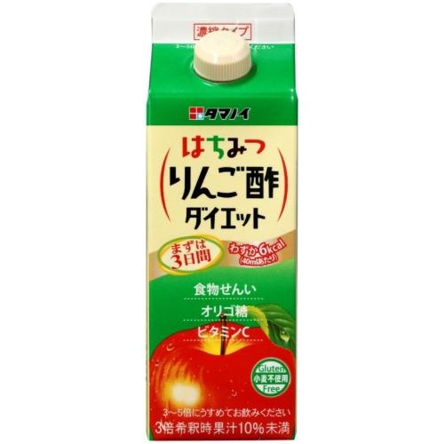 タマノイ はちみつりんご酢ダイエット 濃縮タイプ 500ml 紙パック 12本