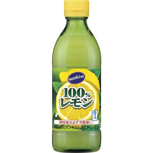 ミツカン（mizkan） サンキスト 100% レモン 500ml 瓶 6本入 濃縮還元