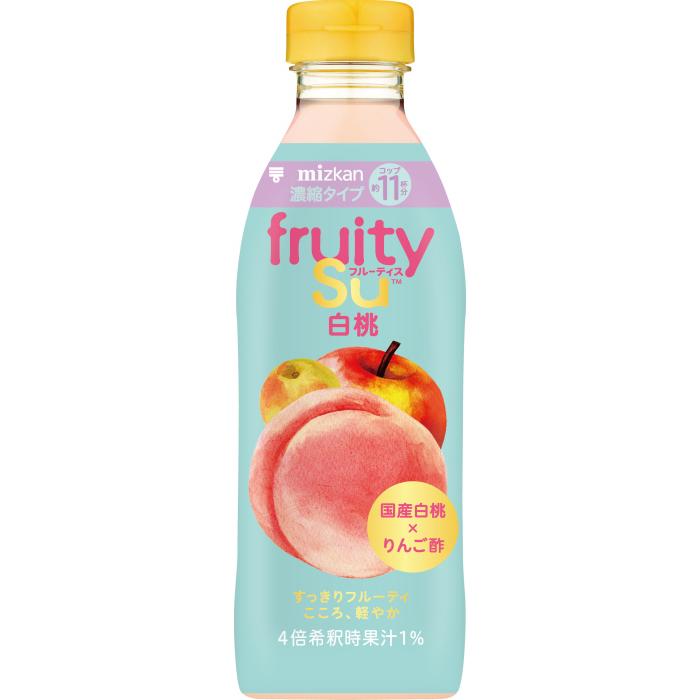 ミツカン（mizkan） フルーティス 白桃 4倍濃縮タイプ 500ml ペット