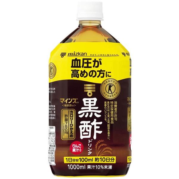 ミツカン（mizkan） マインズ（毎飲酢） 黒酢ドリンク 1L ペットボトル
