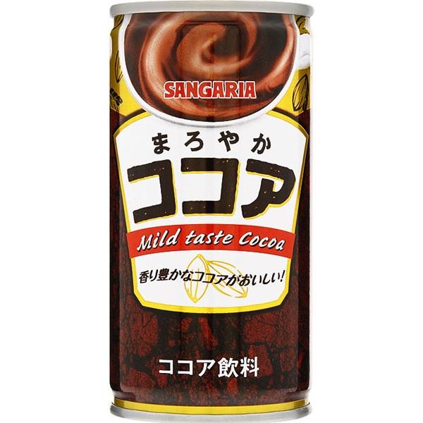 サンガリア まろやかココア 190g 缶 90本 (30本入×3 まとめ買い) ココア飲料 ホット ほっと HOT｜softdrink｜02