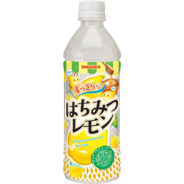 サンガリア（SANGARIA） すっきりと はちみつレモン 500ml ペット