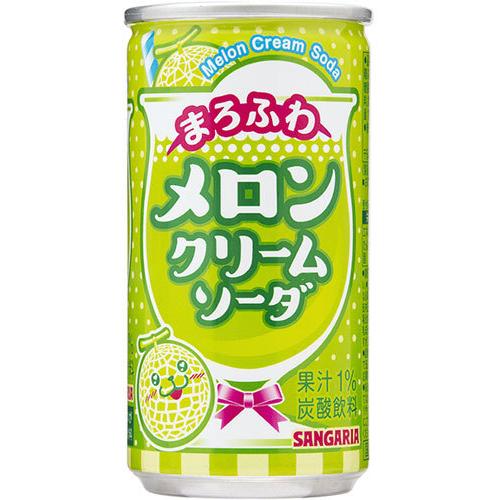 サンガリア（SANGARIA） まろふわメロンクリームソーダ 190g 缶 60本