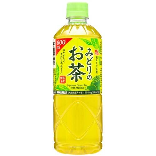 サンガリア みどりのお茶 600ml ペットボトル 24本入｜softdrink｜02