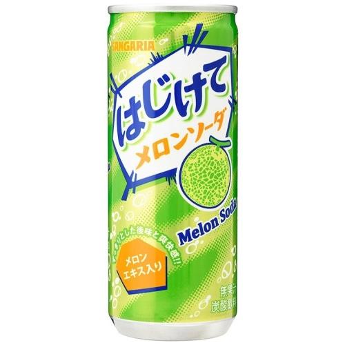 サンガリア（SANGARIA） はじけて メロンソーダ 250g 缶 60本 (30本入