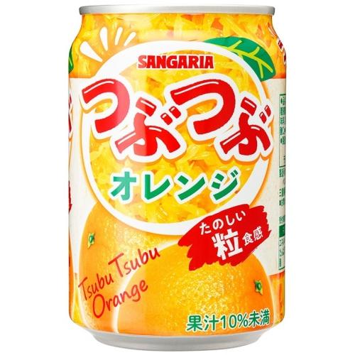 サンガリア（SANGARIA） つぶつぶオレンジ 280g 缶 48本 (24本入×2