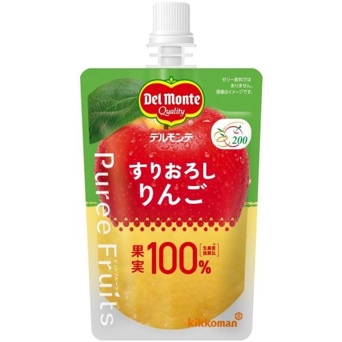 デルモンテ ピュレフルーツ すりおろしりんご 110g パウチ 30個 果実