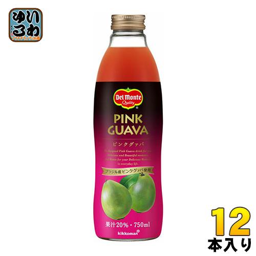 デルモンテ ピンクグァバ 20 750ml 瓶 12本 6本入 2 まとめ買い いわゆるソフトドリンクのお店 通販 Paypayモール