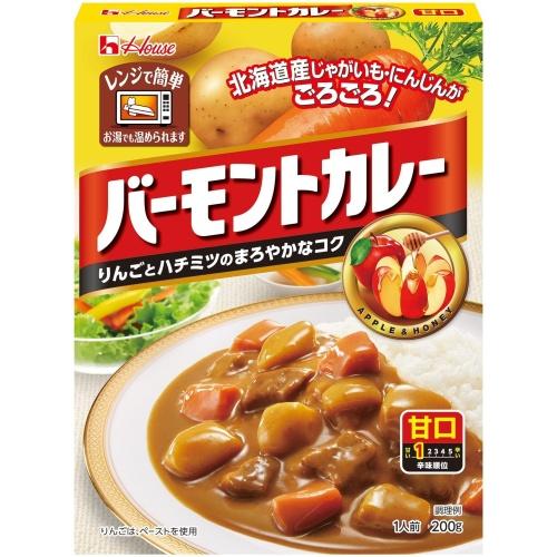 ハウス食品 ハウス バーモントカレー レトルト 甘口 200g 60個 (30個入