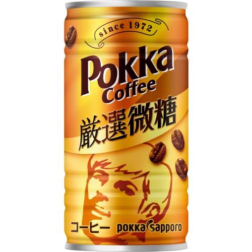 pokka sapporo（ポッカサッポロ） ポッカコーヒー 厳選微糖 185g 缶 30