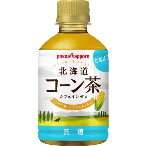 ポッカサッポロ 北海道 コーン茶 275ml ペットボトル 24本入 お茶 無糖 カフェインゼロ｜softdrink｜02