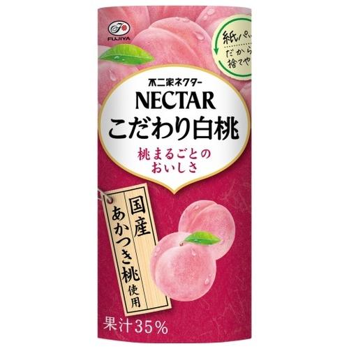 ネクター 伊藤園 不二家ネクター こだわり白桃 195g カート缶 24本入