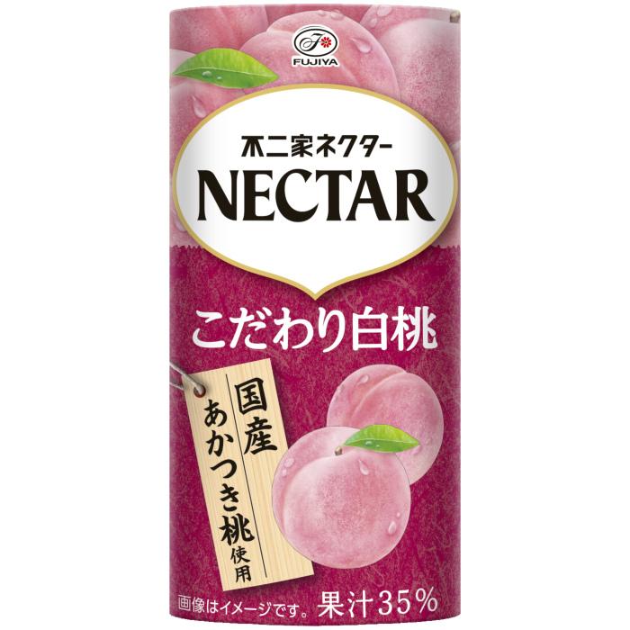 ネクター 伊藤園 不二家ネクター こだわり白桃 195g カート缶 24本入