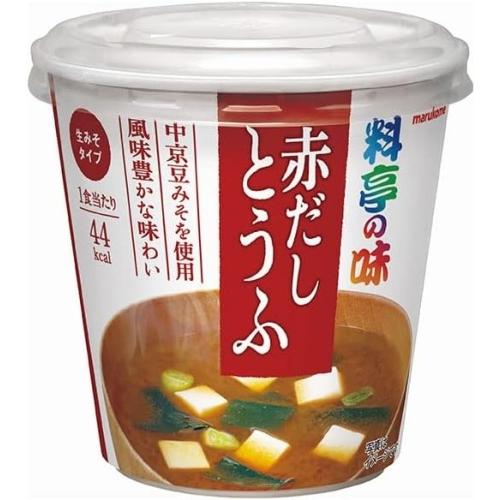 マルコメ（marukome） カップみそ汁 料亭の味 赤だしとうふ 36個 (6個