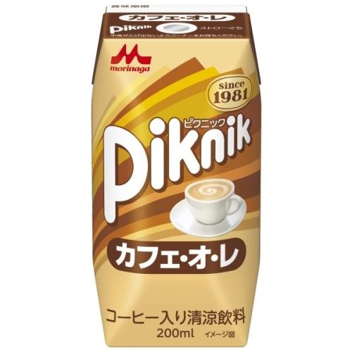 Piknik 森永乳業 ピクニック カフェ・オ・レ 200ml 紙パック 72本 (24