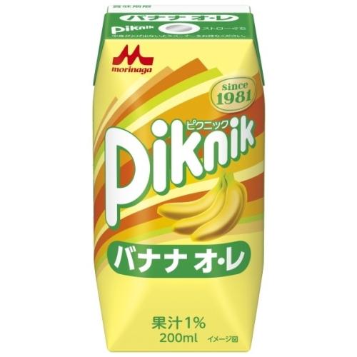Piknik 森永乳業 ピクニック バナナオ・レ 200ml 紙パック 24本入