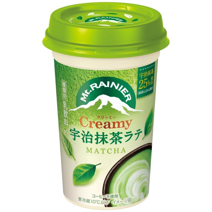 マウントレーニア 森永乳業 クリーミー 宇治抹茶ラテ 240ml 10本入 乳