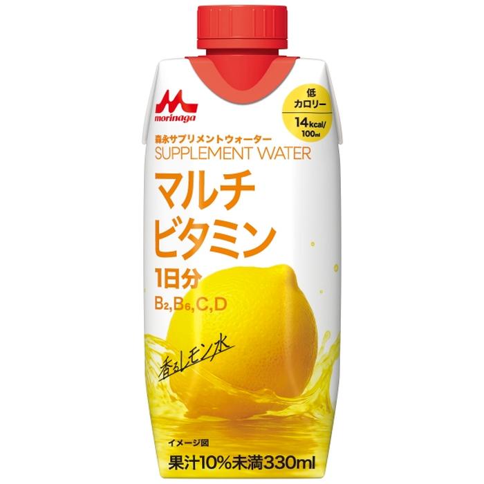 Kz1☆マルチボタニカル飲料☆50本 森永乳業 サプリメントウォーター マルチビタミン 香るレモン水 330ml