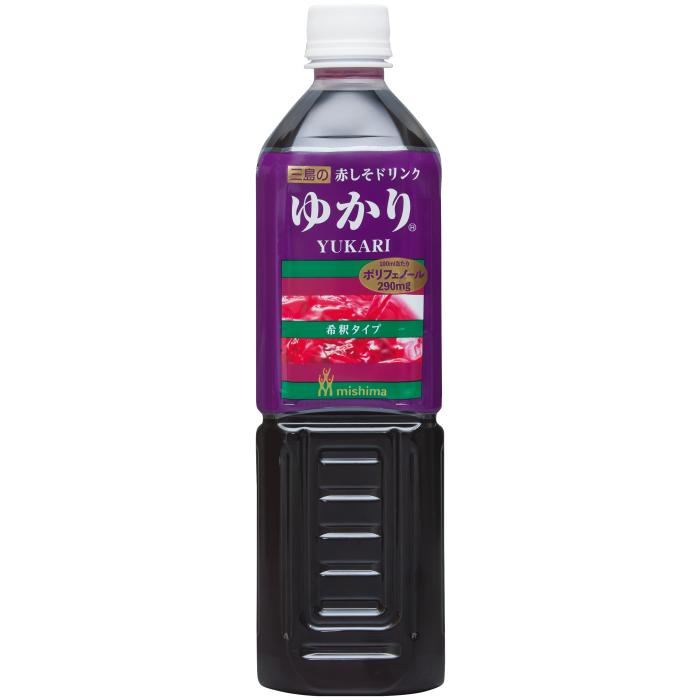 三島食品 赤しそドリンク ゆかり 希釈用 840ml ペットボトル 6本入
