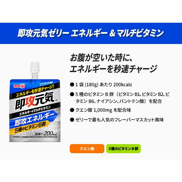 明治 ビタミン Amazon.co.jp: 即攻元気ゼリー 鉄分&マルチビタミン ぶどう風味 180g×6