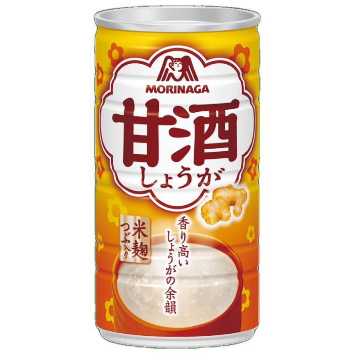 森永製菓 甘酒 しょうが 190g 缶 30本入 あまざけ 生姜 米麹つぶ入り