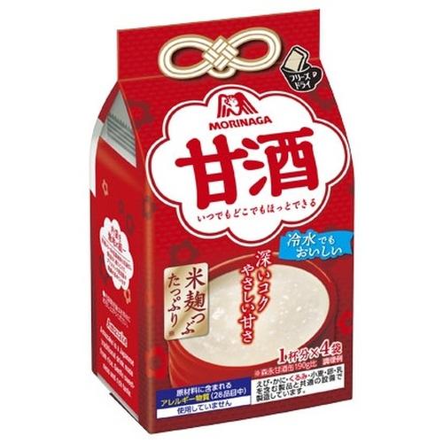 森永製菓 フリーズドライ 甘酒 4食×20袋（10袋入×2 まとめ買い） あま