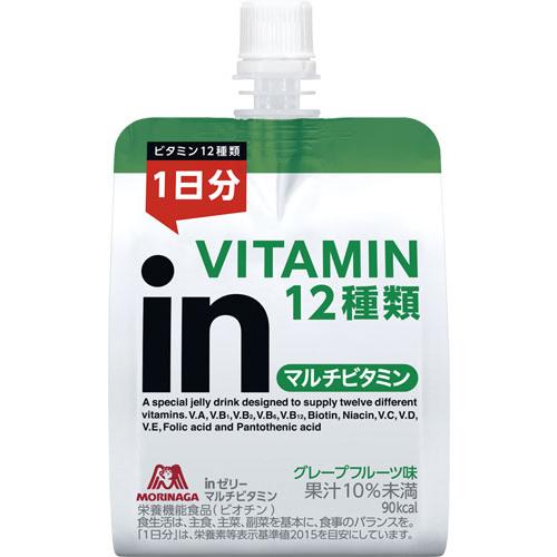 inゼリー 森永製菓 マルチビタミン 180g 72個 (36個入×2 まとめ買い