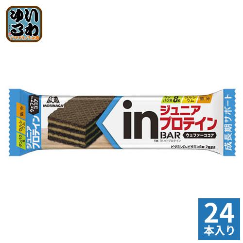 森永製菓 inバー ジュニアプロテイン ウェファーココア 24本 (12本入×2