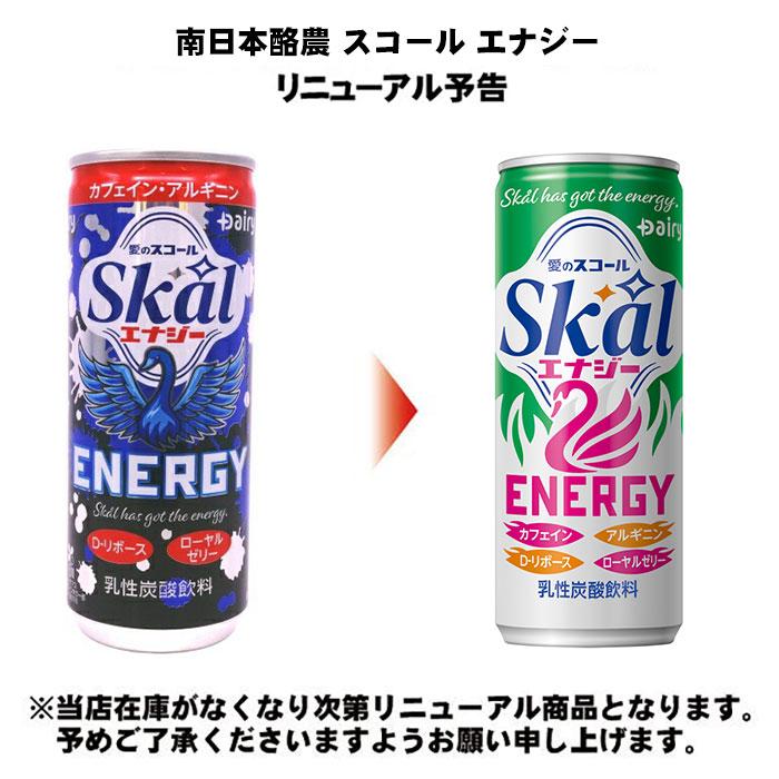 南日本酪農協同 南日本酪農 スコール エナジー 250ml 缶 20本入 炭酸