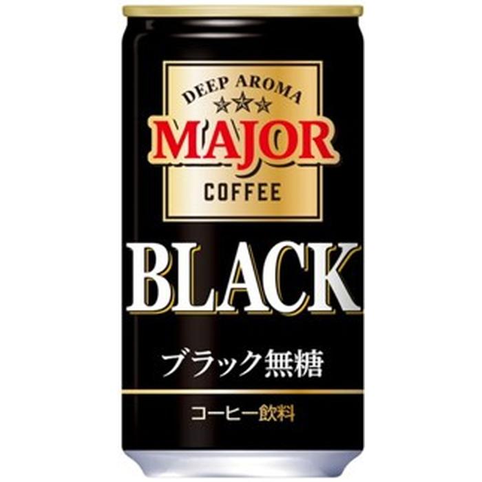 巻締前　スチール缶　UCC 空き缶　未使用 UCC 日本ヒルスコーヒー MAJOR 香りとコク ブラック無糖 185g 缶 30本