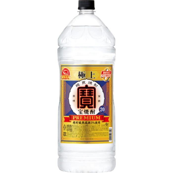 宝酒造 タカラ 極上 20度 4000ml ペットボトル 4本入 | 宝酒造 | 01