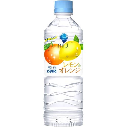 ダイドー miu ミウ レモン＆オレンジ 550ml ペットボトル 48本 (24本入×2 まとめ買い)｜softdrink｜02