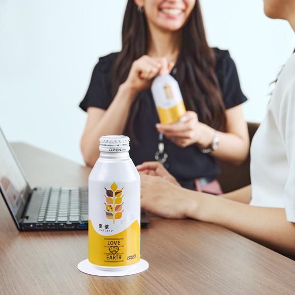 ダイドードリンコ ダイドー ラブジアース 麦茶 370g ボトル缶 24本入