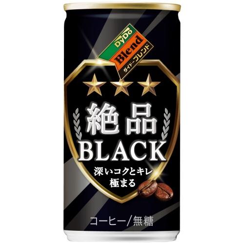 ダイドー ダイドーブレンド 絶品 ブラック 185g 缶 30本入 缶コーヒー ブラック 無糖｜softdrink｜02