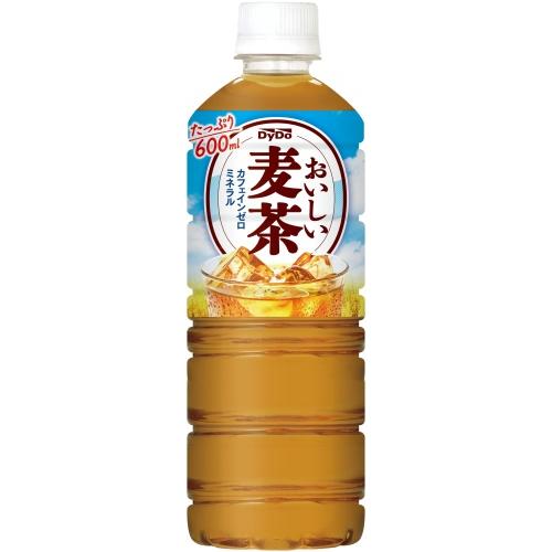 ダイドー おいしい麦茶 600ml ペットボトル 24本入 お茶 カフェインゼロ ノンカフェイン 送料無料｜softdrink｜02