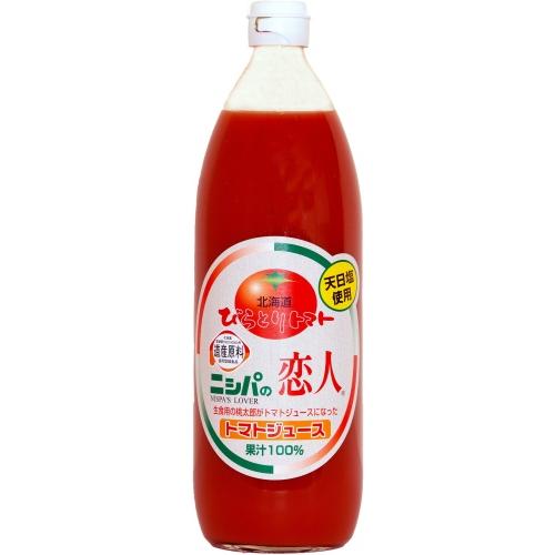 JAびらとり ニシパの恋人 トマトジュース 有塩 1L 瓶 6本入 国産