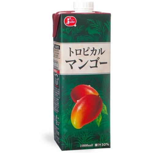 ジューシー トロピカルマンゴー 1000ml 紙パック 12本 (6本入×2