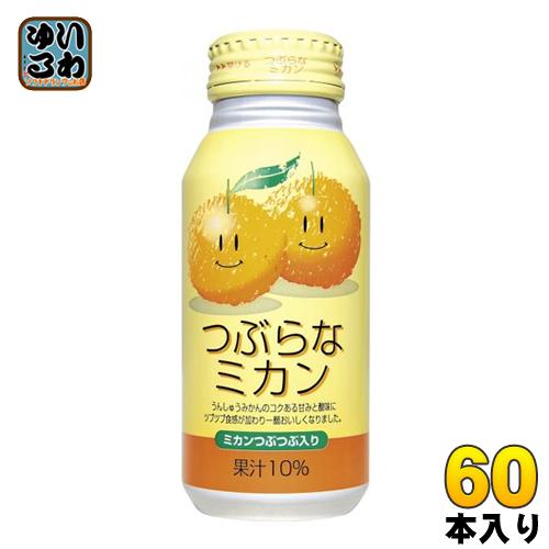 JAフーズおおいた つぶらなミカン 190g ボトル缶 60本 (30本入×2 まとめ買い)｜softdrink