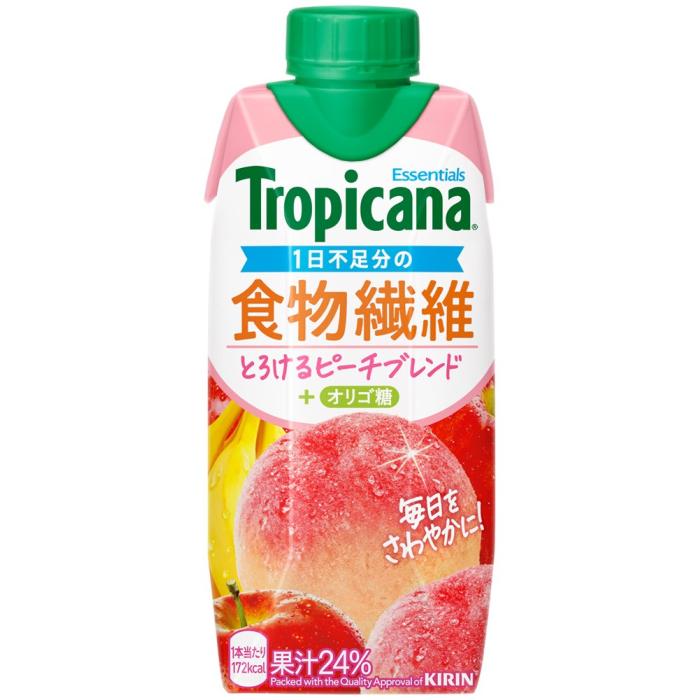 トロピカーナ キリン エッセンシャルズ 食物繊維 330ml 紙パック 24本