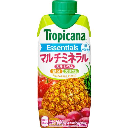 キリン トロピカーナ エッセンシャルズ マルチミネラル 330ml 紙パック 24本 (12本入×2 まとめ買い)｜softdrink｜02