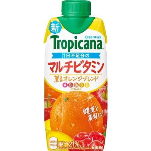 Tropicana トロピカーナ4種 64本セット トロピカーナ キリン エッセンシャルズ マルチビタミン 330ml 紙パック