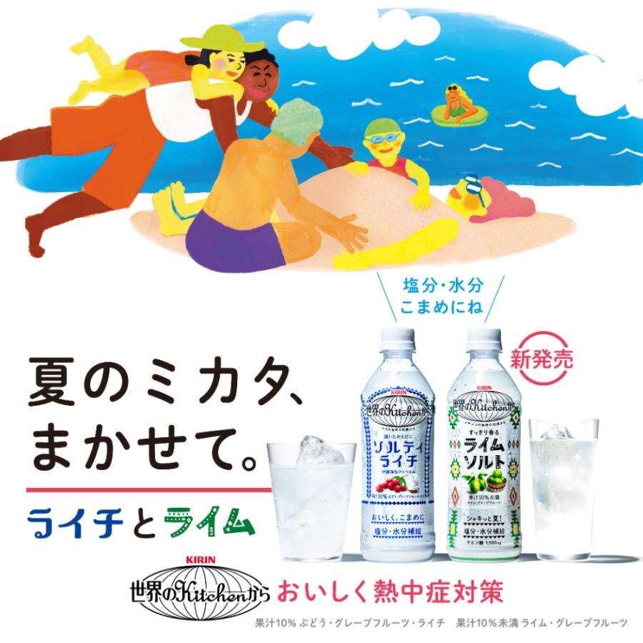 キリン 世界のKitchenから 24本セット キリン 世界のkitchenから 世界のKitchenから ライムソルト 500ml