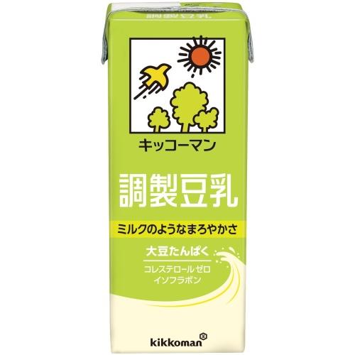 キッコーマン豆乳 キッコーマン 調製豆乳 200ml 紙パック 18本入 豆乳