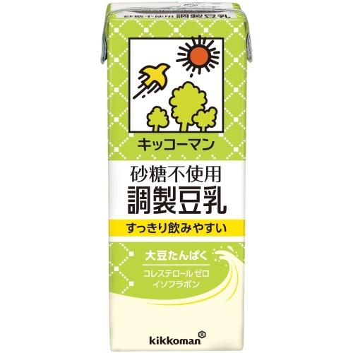 キッコーマン豆乳 キッコーマン 砂糖不使用 調製豆乳 200ml 紙パック