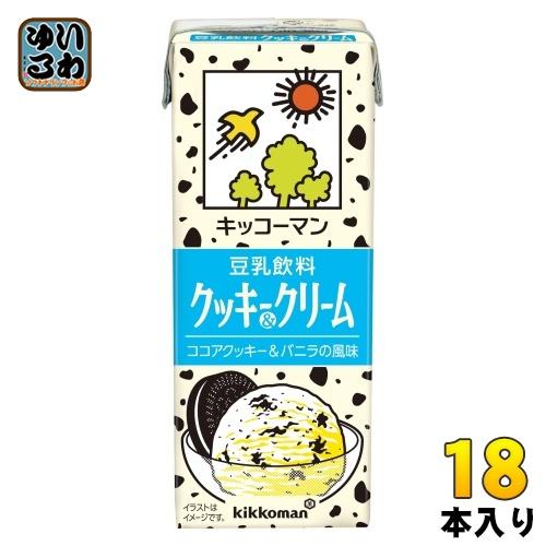 キッコーマン豆乳 キッコーマン 豆乳飲料 クッキー&クリーム 200ml 紙